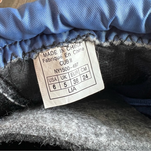 Sorel Lia Blue Snow Command Insulated Boots Youth Size 6 - Picture 9 of 13